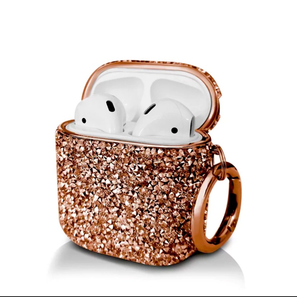 Sparkly Rose Gold (1st Gen) AirPods Case